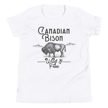 Load image into Gallery viewer, Canadian Bison Wild &amp; Free Kids Tee