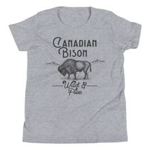 Load image into Gallery viewer, Canadian Bison Wild &amp; Free Kids Tee